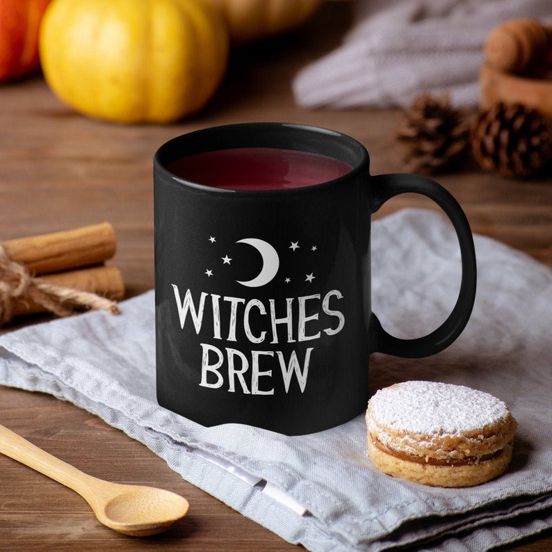 Witches Brew Mug Halloween Witch Mug Witchy Coffee Mugs Etsy