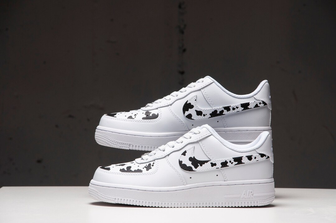 custom cow print af1