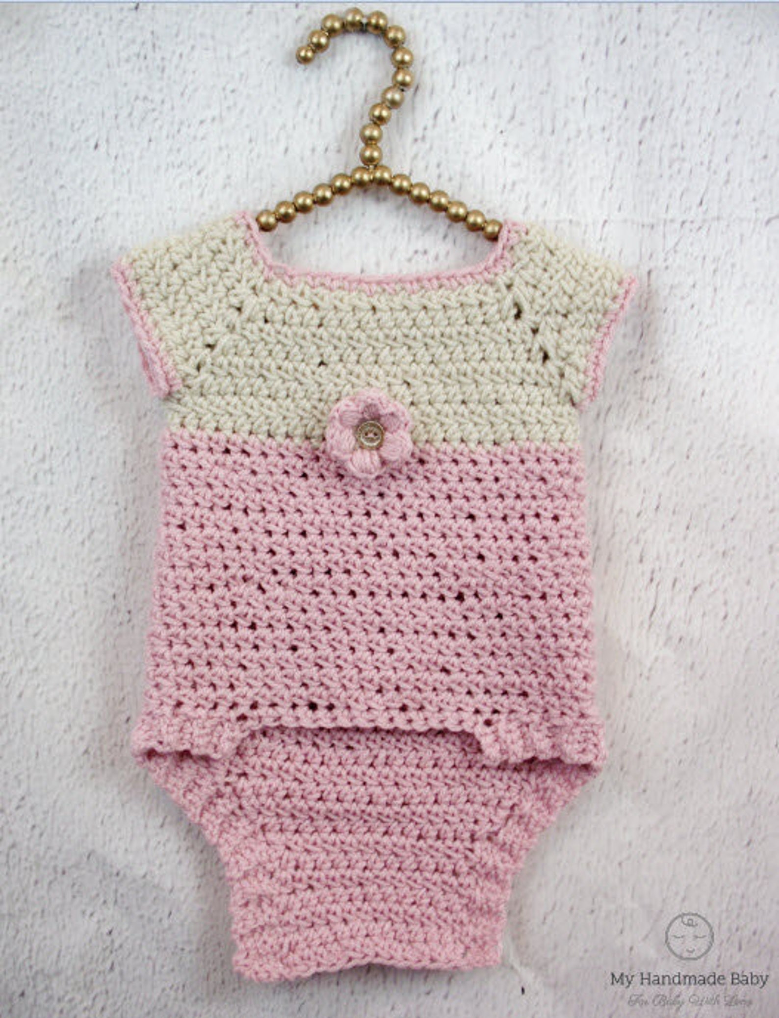 Baby Onesie Crochet Pattern Baby Girl Romper Crochet Pattern Etsy