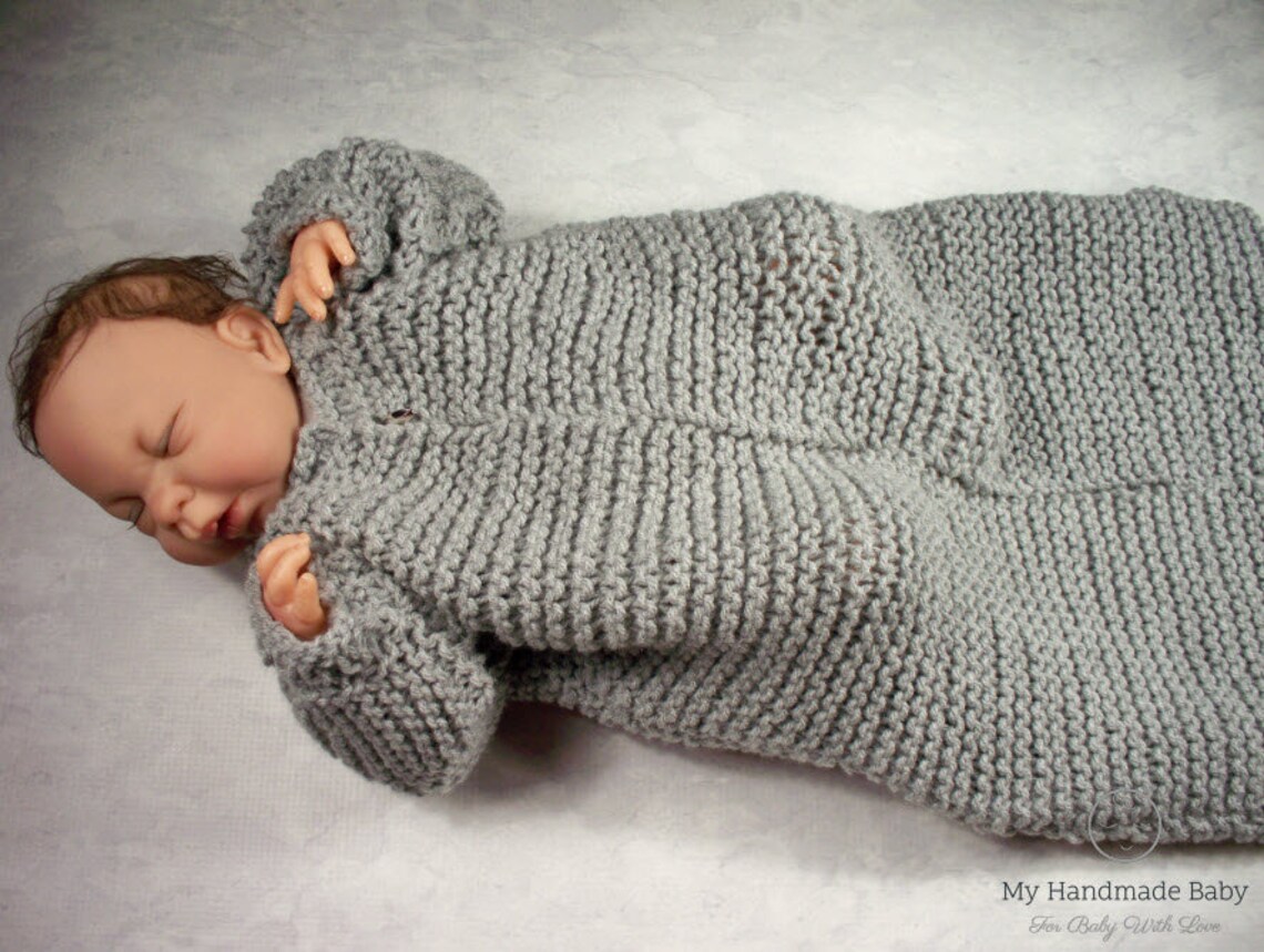 Knitting Pattern Baby Sleep Sack Carrying Bag Knitting Pattern Etsy