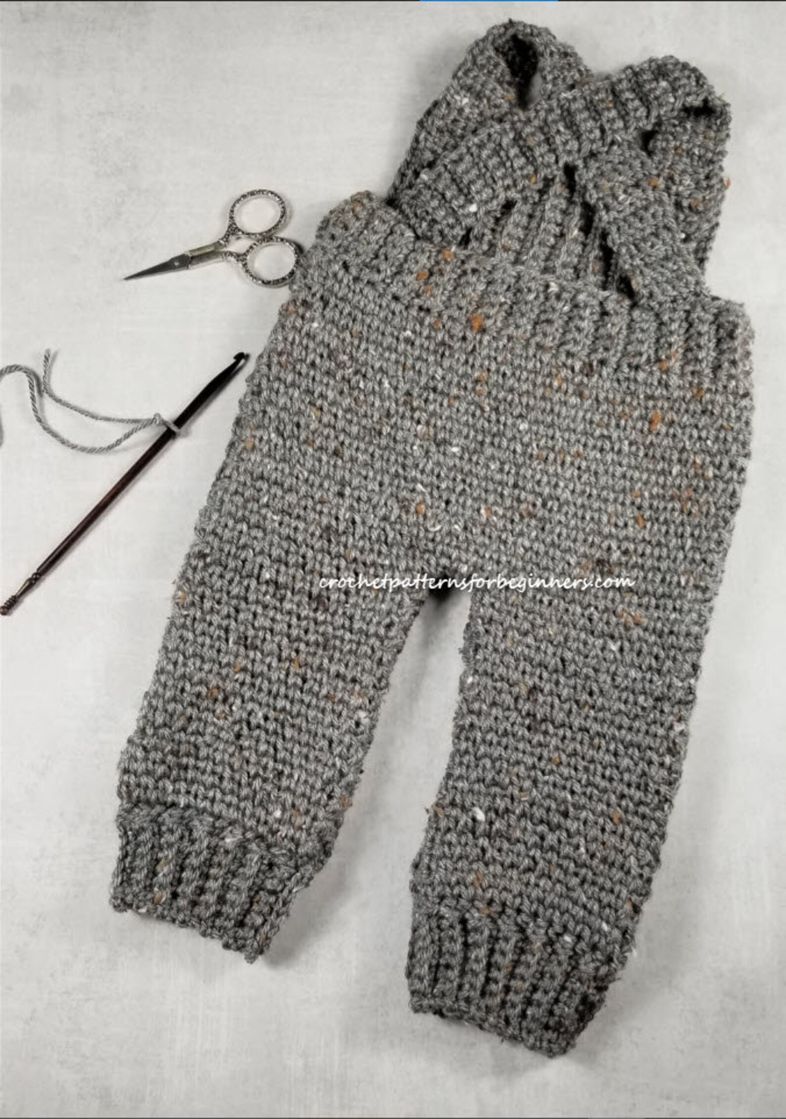 Crochet Pattern Baby Overalls Easy Crochet Pattern the Tenely Etsy
