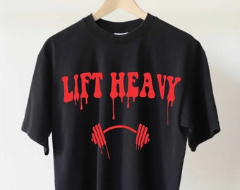 Lift Heavy Tshirt | Pump Cover | Gym Shirt | Gym Pump Cover T Shirt | Cute Gym Shirts | Cool Gym Clothes | Lifting Shirt | Dumbbell Shirt