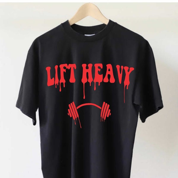 Lift Heavy Tshirt | Pump Cover | Gym Shirt | Gym Pump Cover T Shirt | Cute Gym Shirts | Cool Gym Clothes | Lifting Shirt | Dumbbell Shirt