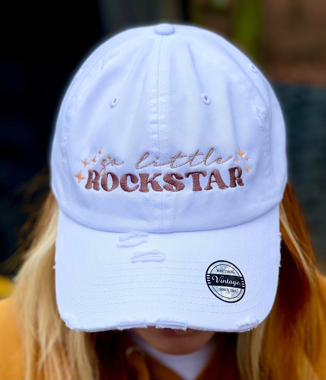 Go Little Rockstar Hat Distressed Hat Vintage Dad Hat Low Profile  Star Hat Gifts Rockstar Hat Baseball Cap
