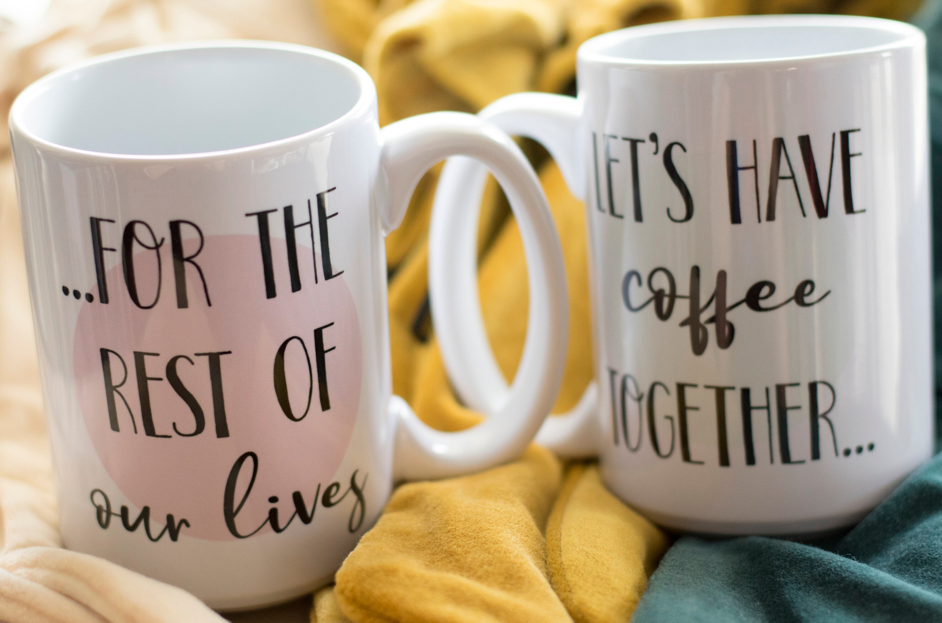 Let's Have Coffee Together for the Rest of Our Lives Etsy
