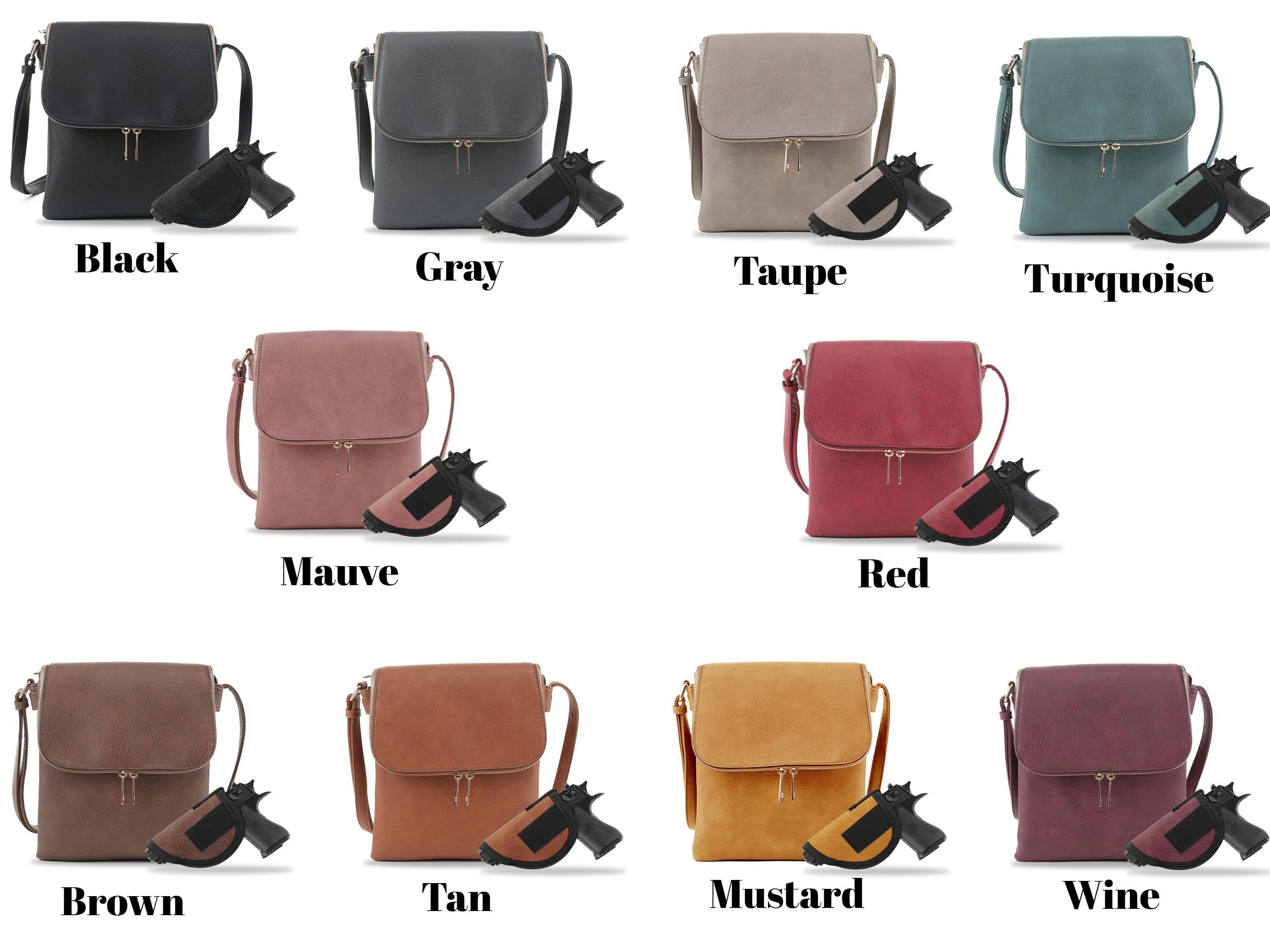 Monogram Conceal Carry Crossbody Purse WITH HOLSTER Etsy