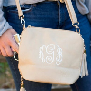 Monogram Boho Crossbody - Carry Conceal - Monogrammed Purse - Personalized - Fringe - Western Vibes
