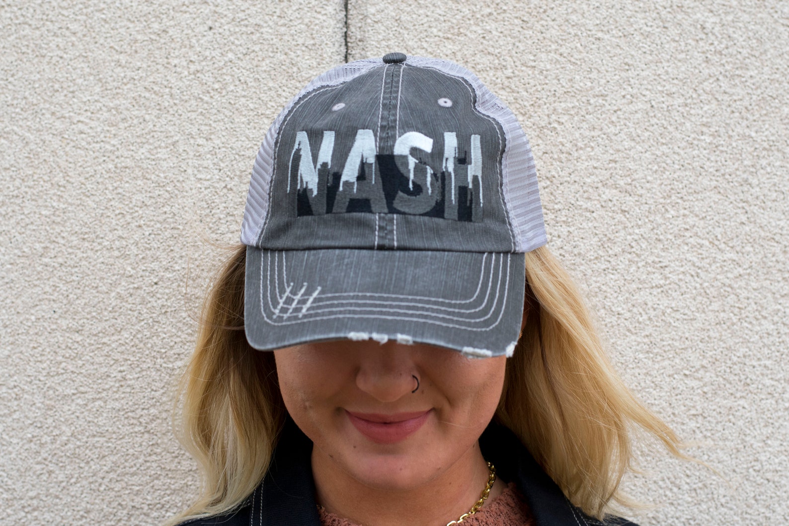 NASH Hat Custom Nashville Cap Tennessee Trucker Hat Etsy