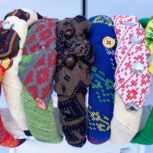 Women&#39;s Headband - Made from handwoven fabrics from the Philippines, Langkit Headband, Inabel Headband