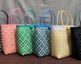 Medium(M) Handmade Bayong Bag, Tote Bag, Beach Bag, Picnic Bag, Waterproof Bag,  Medium size(M)