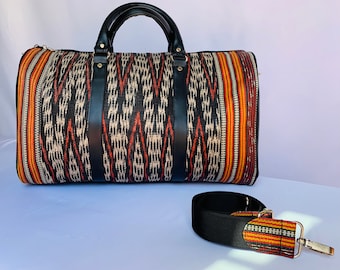 Handwoven Tnalak Duffel Bag