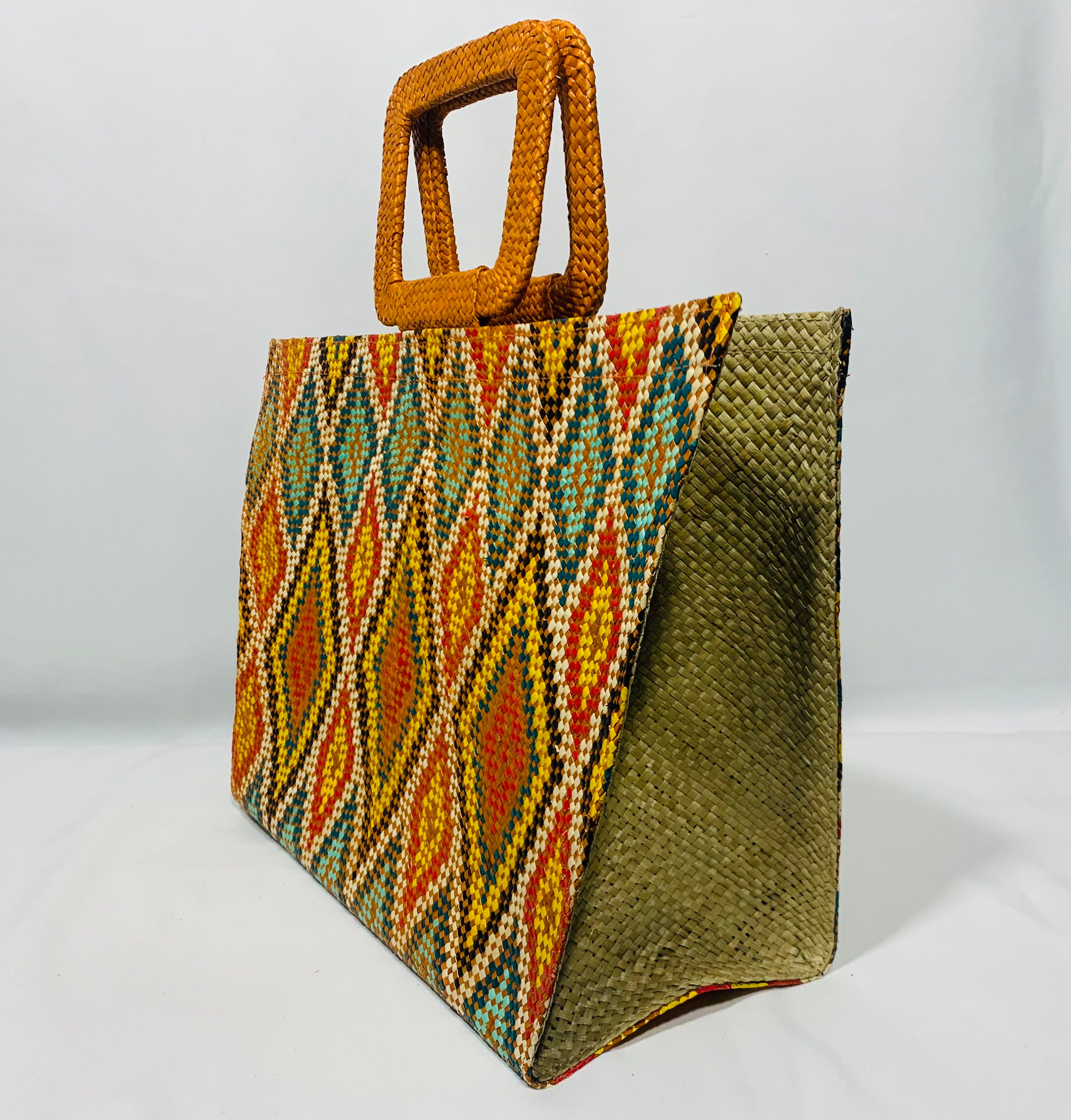 Expandable Handwoven Ticog Bag Expandable Handwoven Banig - Etsy