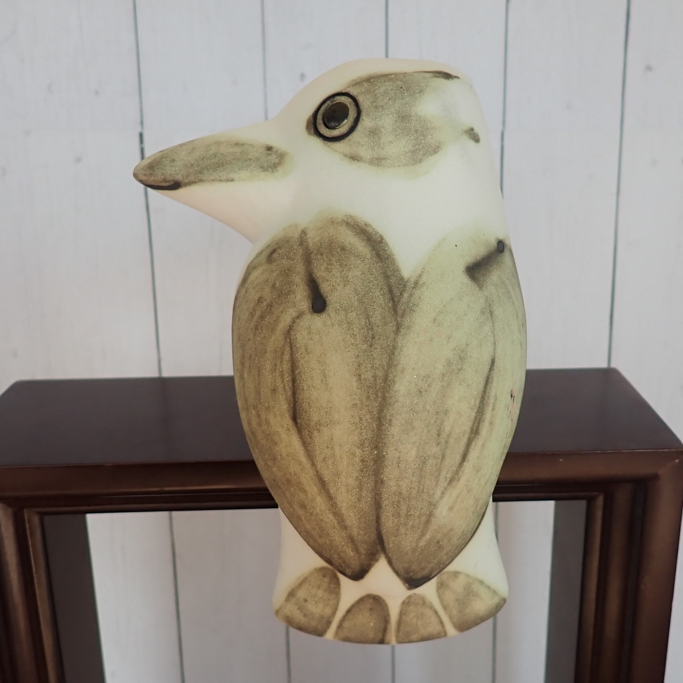 Vintage Kookaburra Bird Ceramic Figurine Kangaroo Valley Pottery