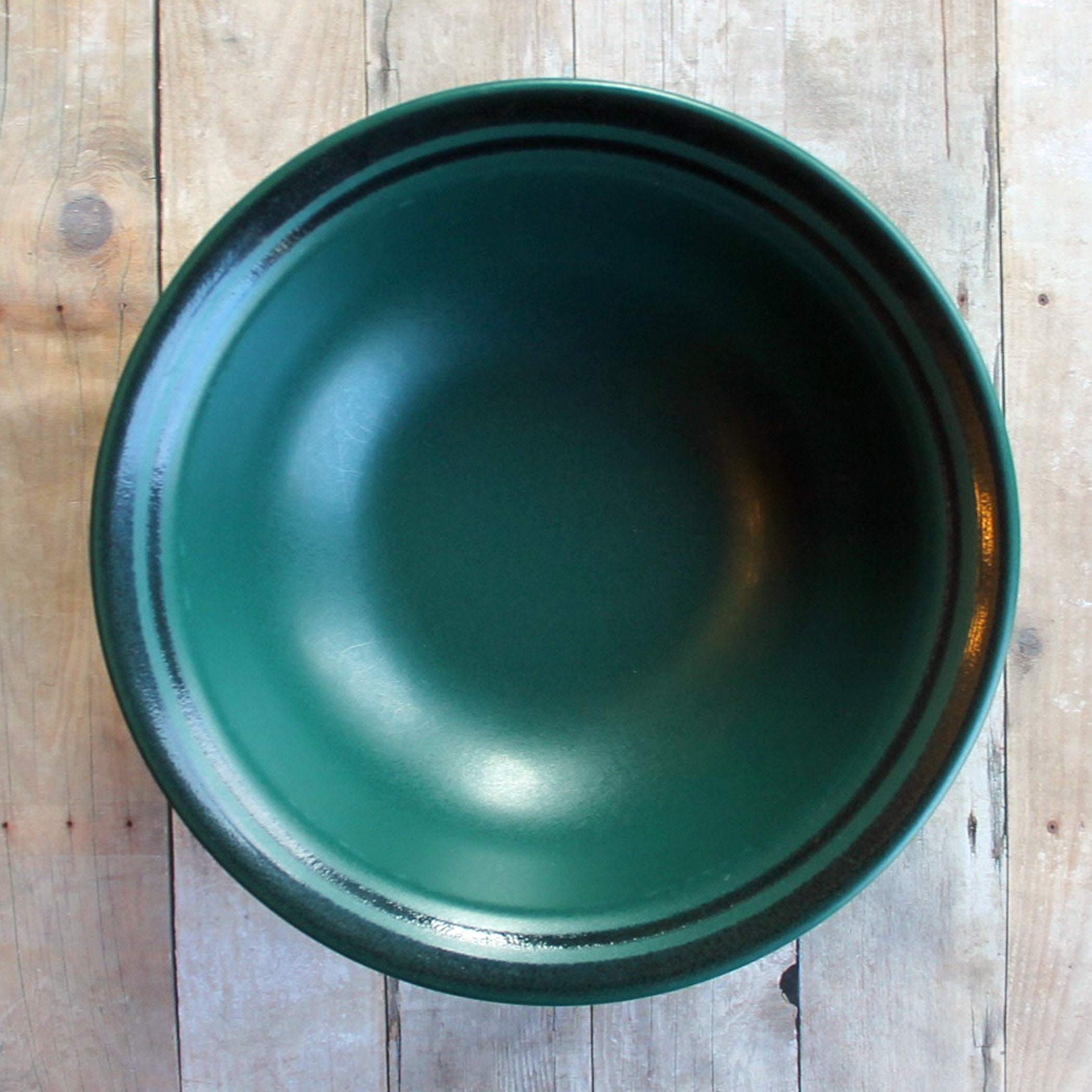 Vintage Pfaltzgraff SOLSTICE Cereal Bowl Set of 4 Green with Banded