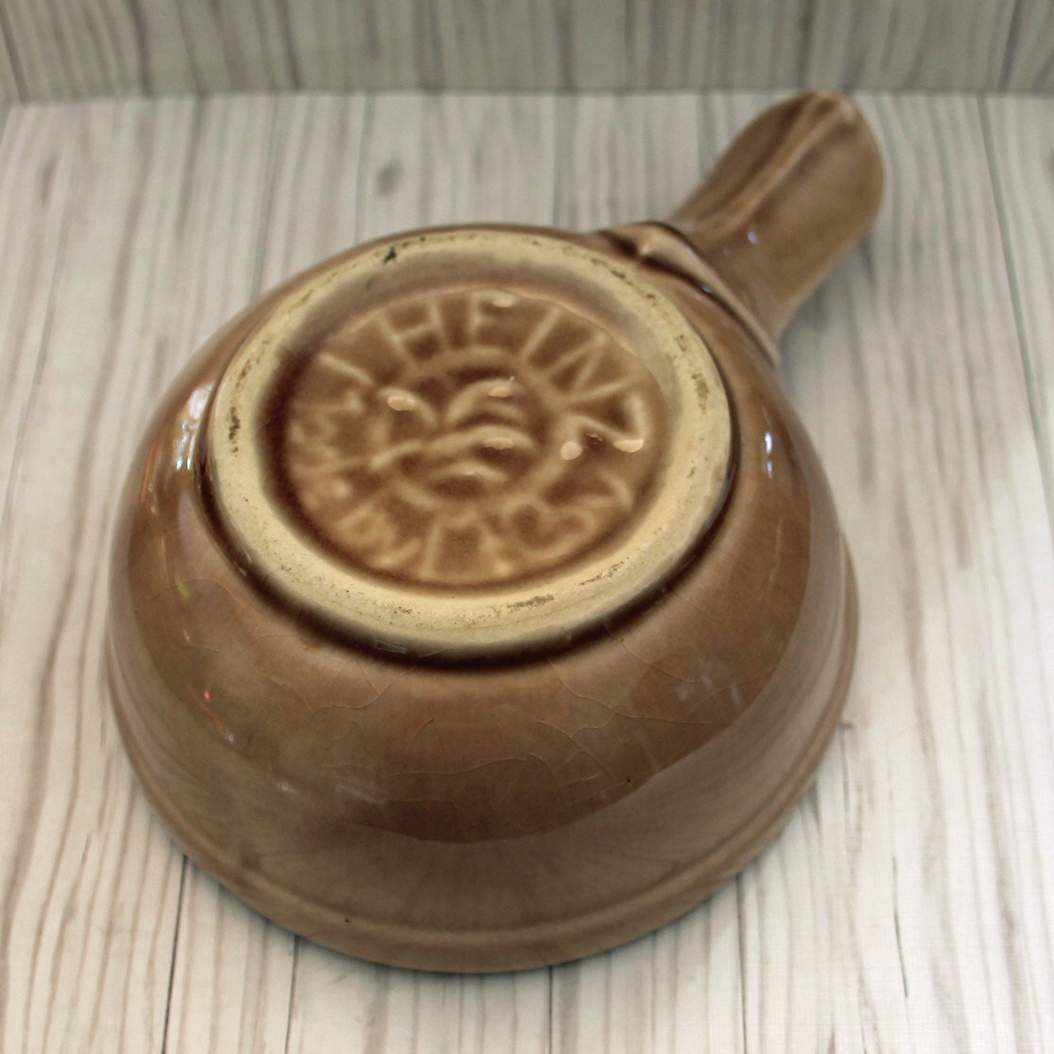 Vintage Set of 3 Heinz Soup Bowls with Handle by McCoy Pottery 1940s