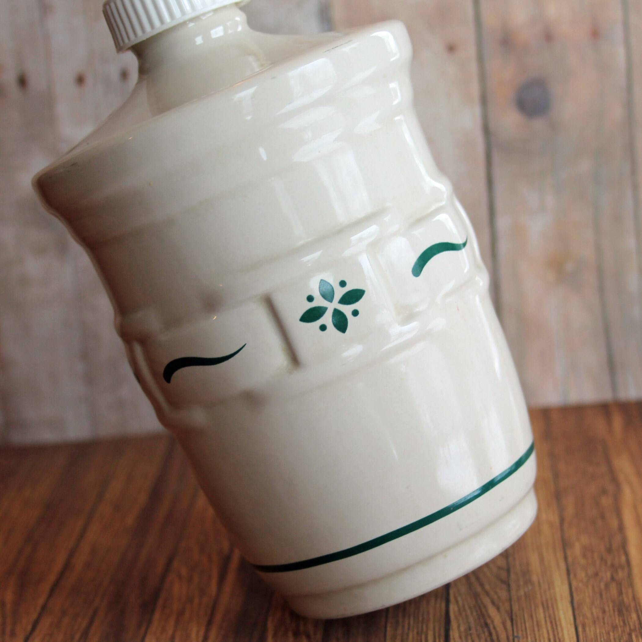 Vintage Longaberger Pottery Woven Tradition Heritage Green or Red