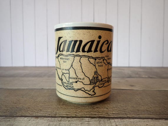 Vintage Jamaica Stoneware Mug Coffee Cup