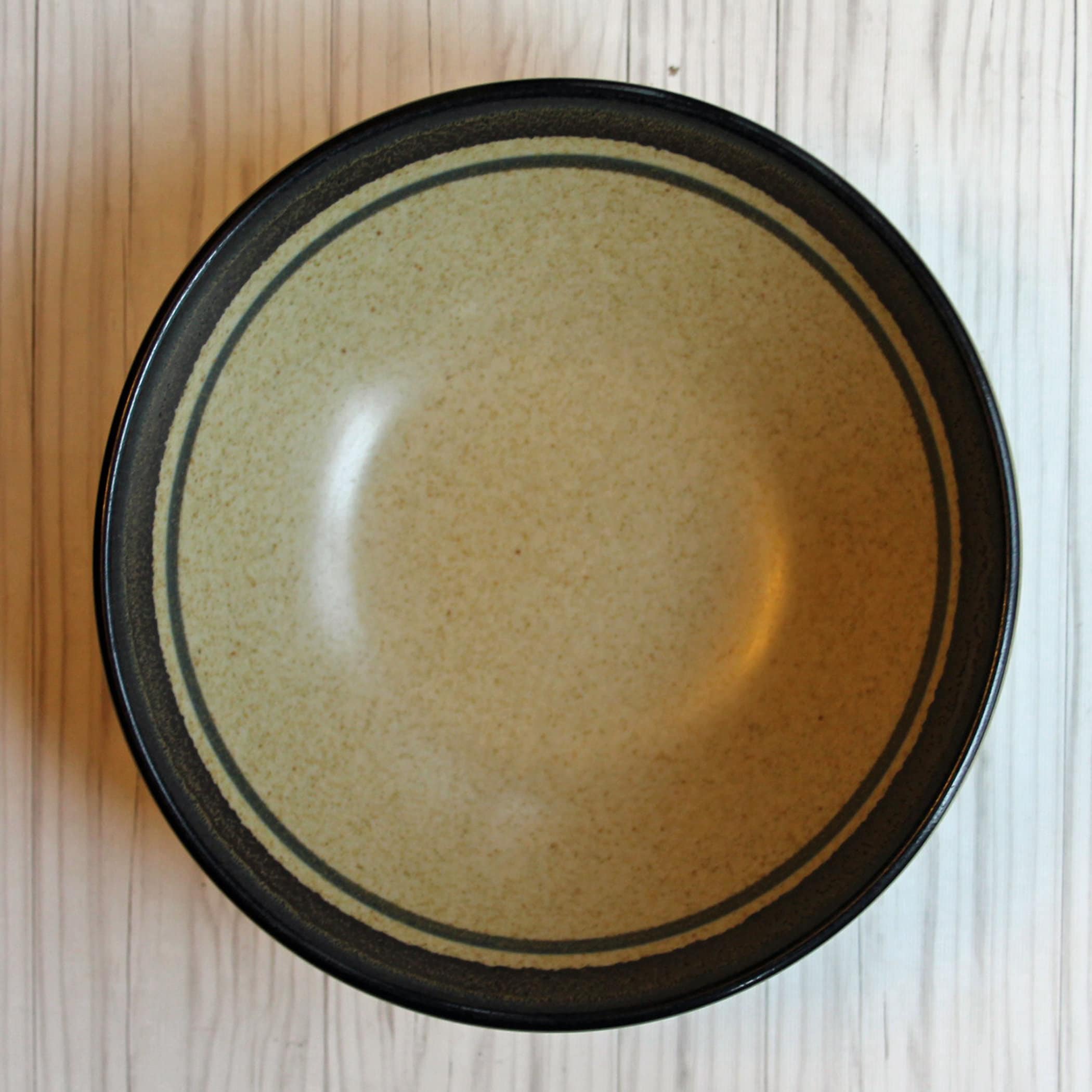 Vintage Noritake BLUEBERRY Stoneware Cereal Bowls Set of 4 Tan Grey