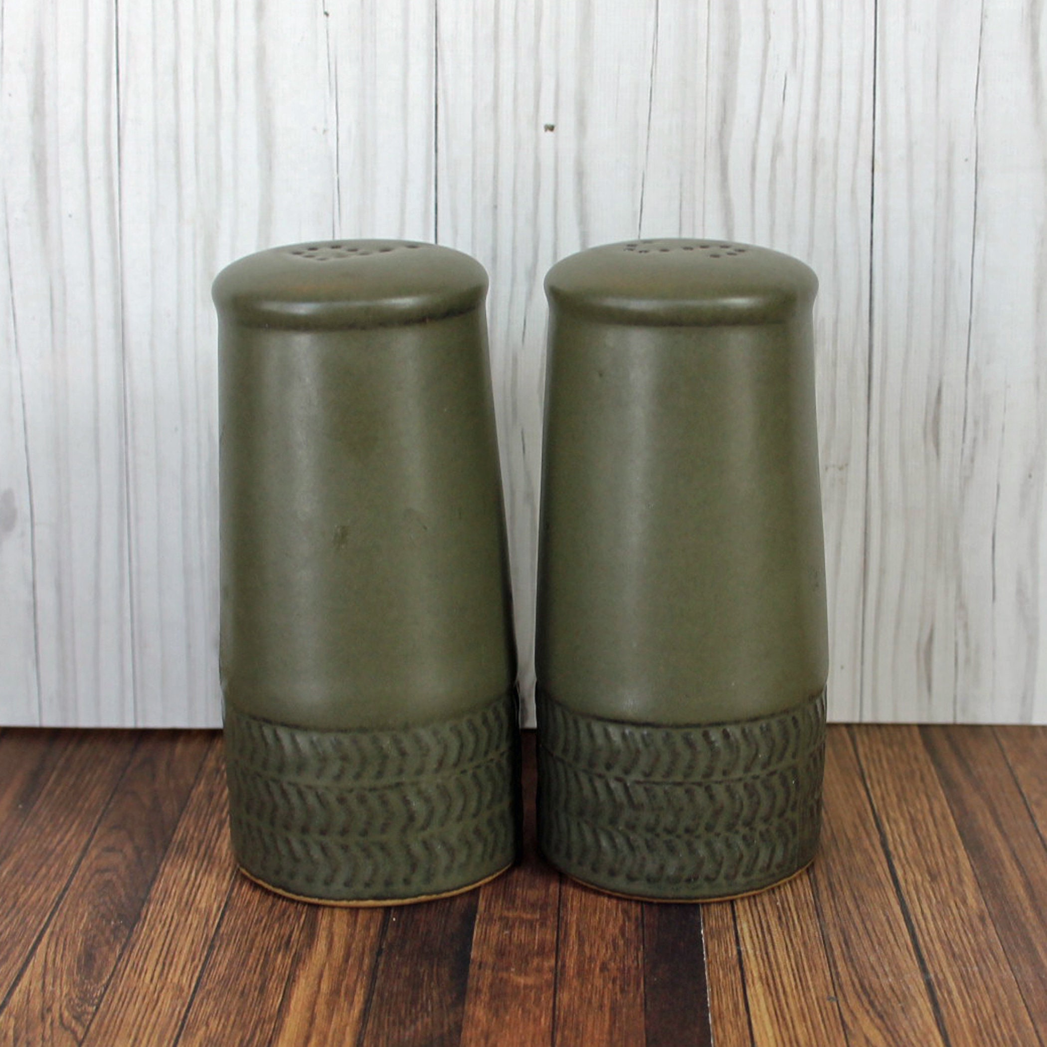 RESERVED Vintage Denby CAMELOT Creamer or Salt and Pepper Shaker