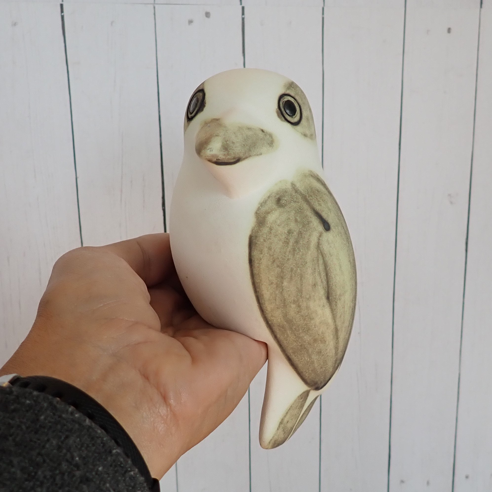 Vintage Kookaburra Bird Ceramic Figurine Kangaroo Valley Pottery