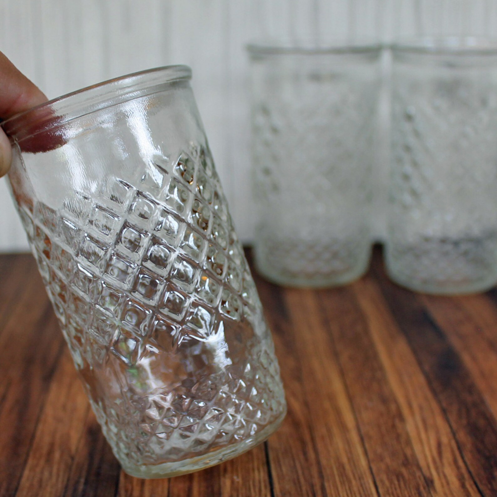 Vintage Jelly Jar Juice Glasses Small Tumblers Set of 4 or Set Etsy