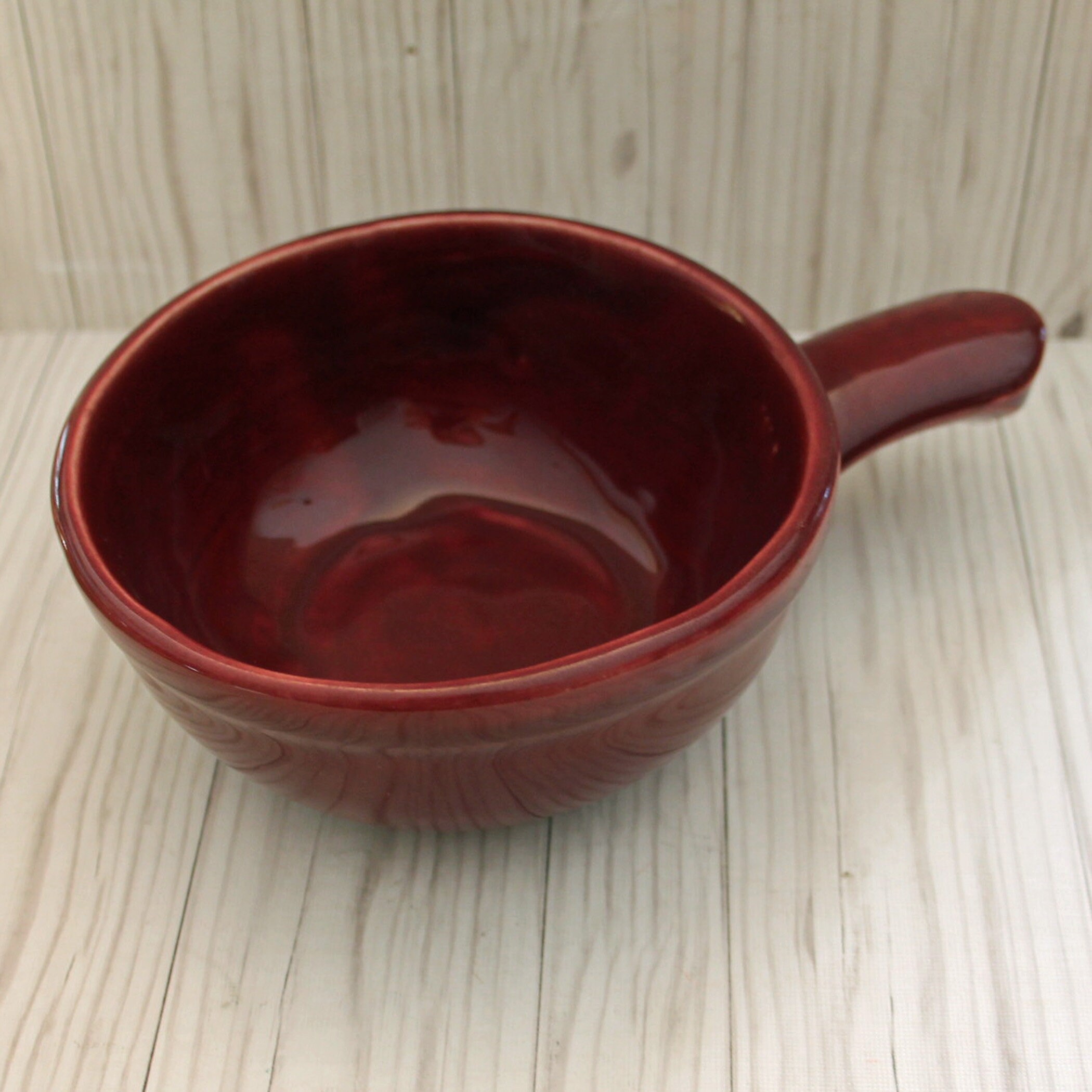 Vintage Set of 3 Heinz Soup Bowls with Handle by McCoy Pottery 1940s