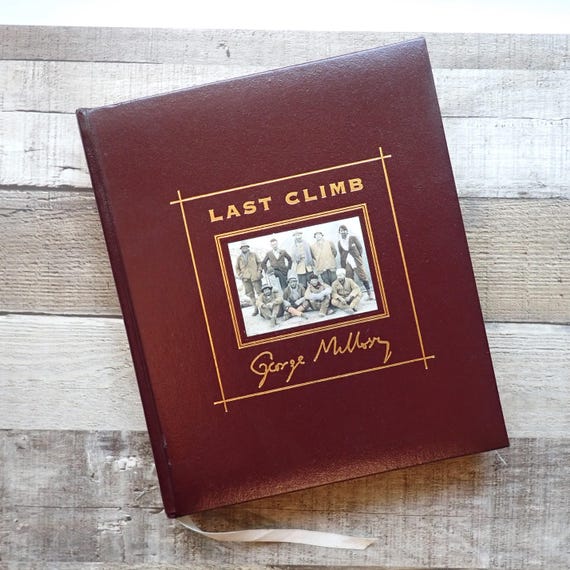Vintage National Geographic LAST CLIMB George Mallory by David Breashears and Audrey Salkeld Hardcover