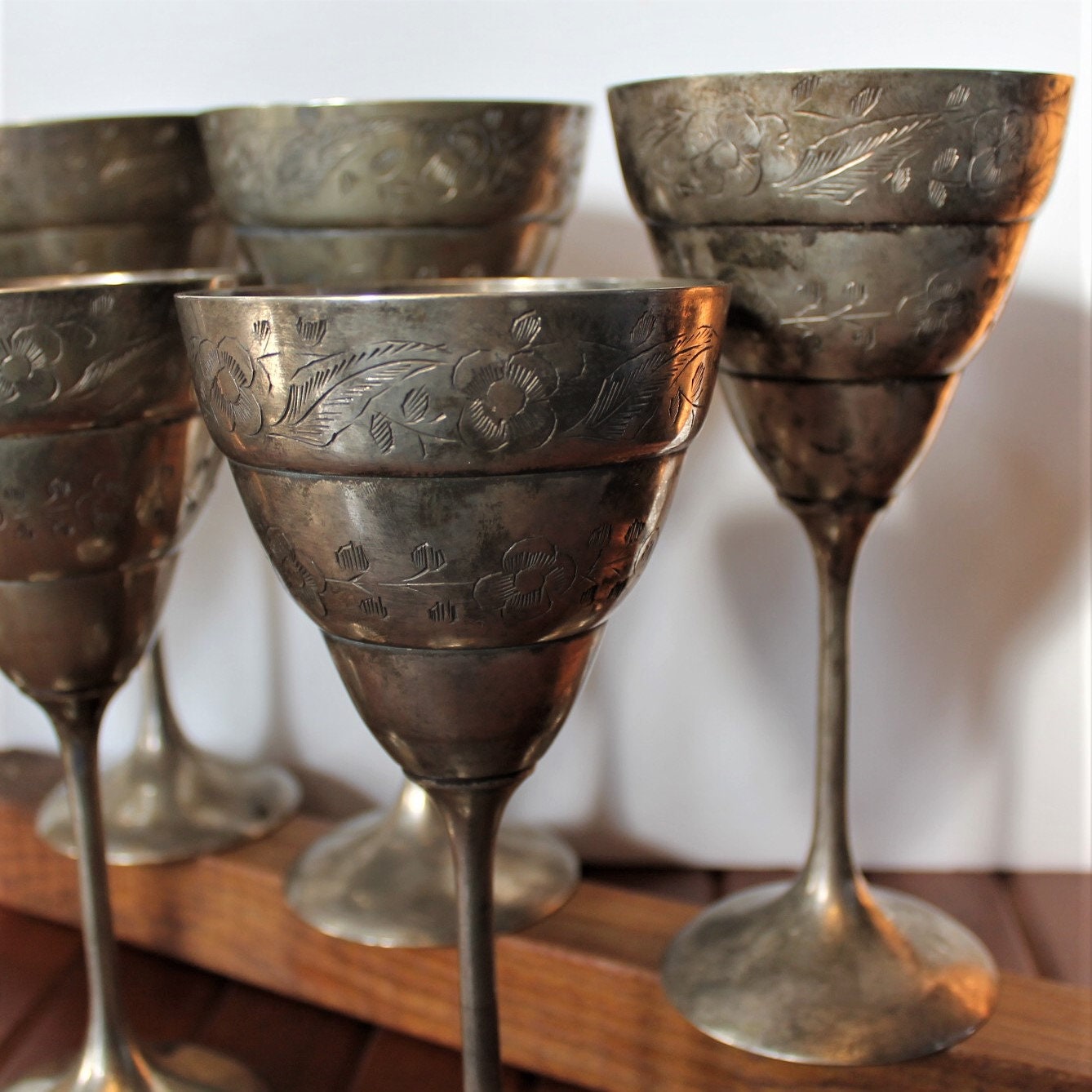 german silver goblets