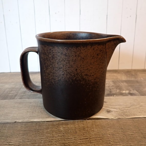 Vintage Arabia of Finland RUSKA 32 oz. Pitcher Brown Stoneware