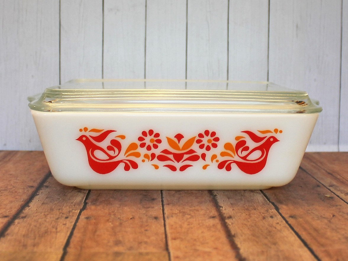 米軍 実物 OLD PYREX デザートプレート②