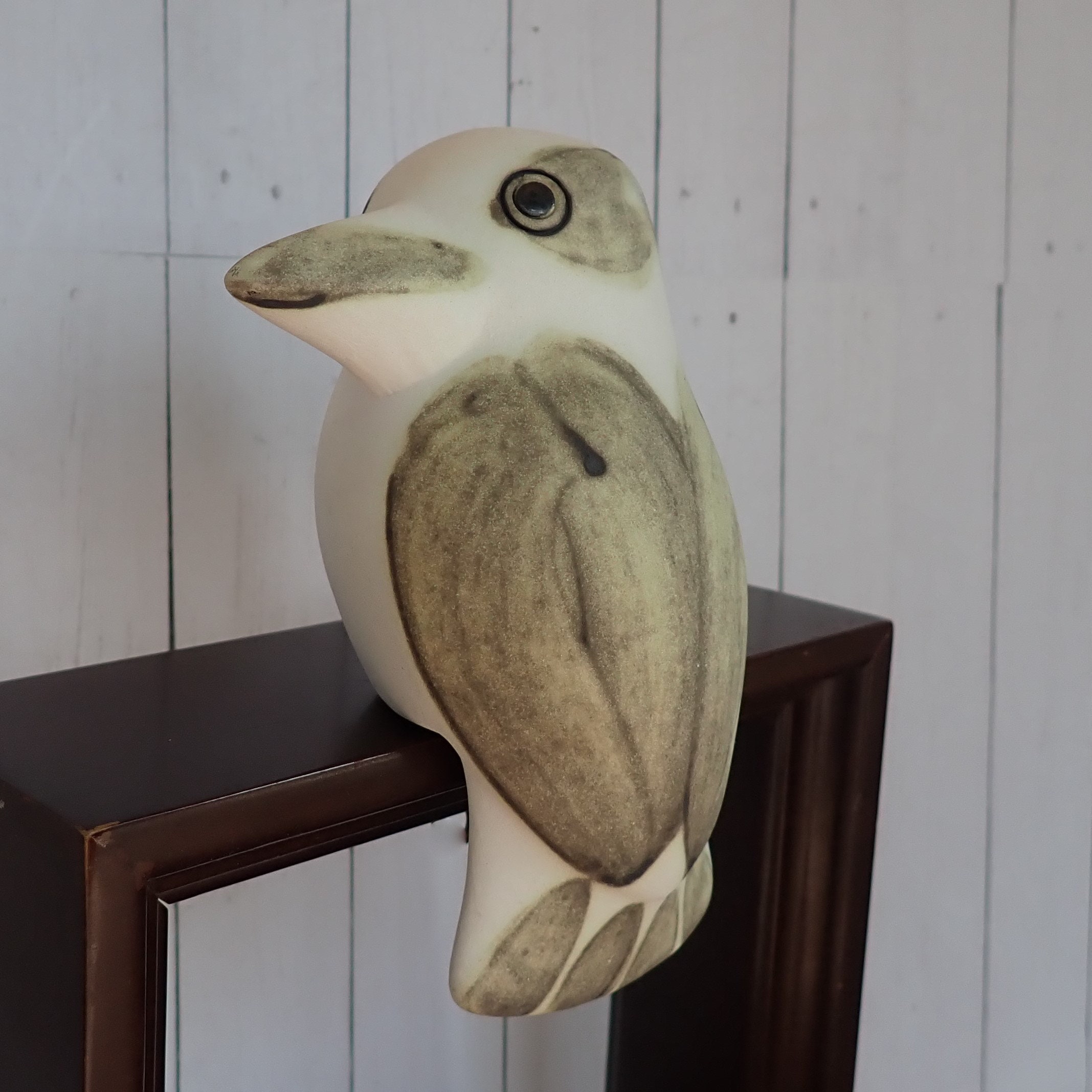 Vintage Kookaburra Bird Ceramic Figurine Kangaroo Valley Pottery
