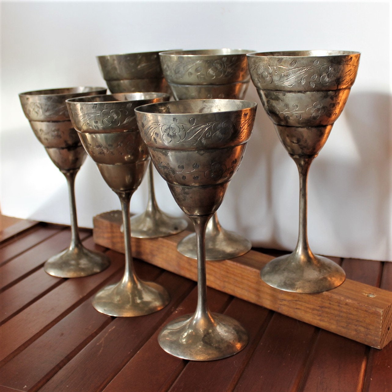 german silver goblets