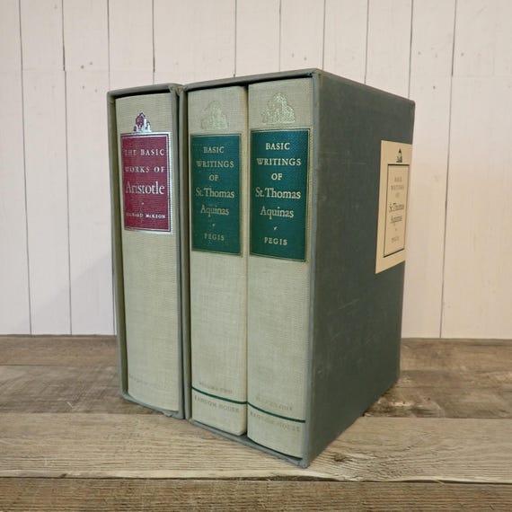 Vintage Random House The Basic Works of Aristotle and St. Thomas Aquinas