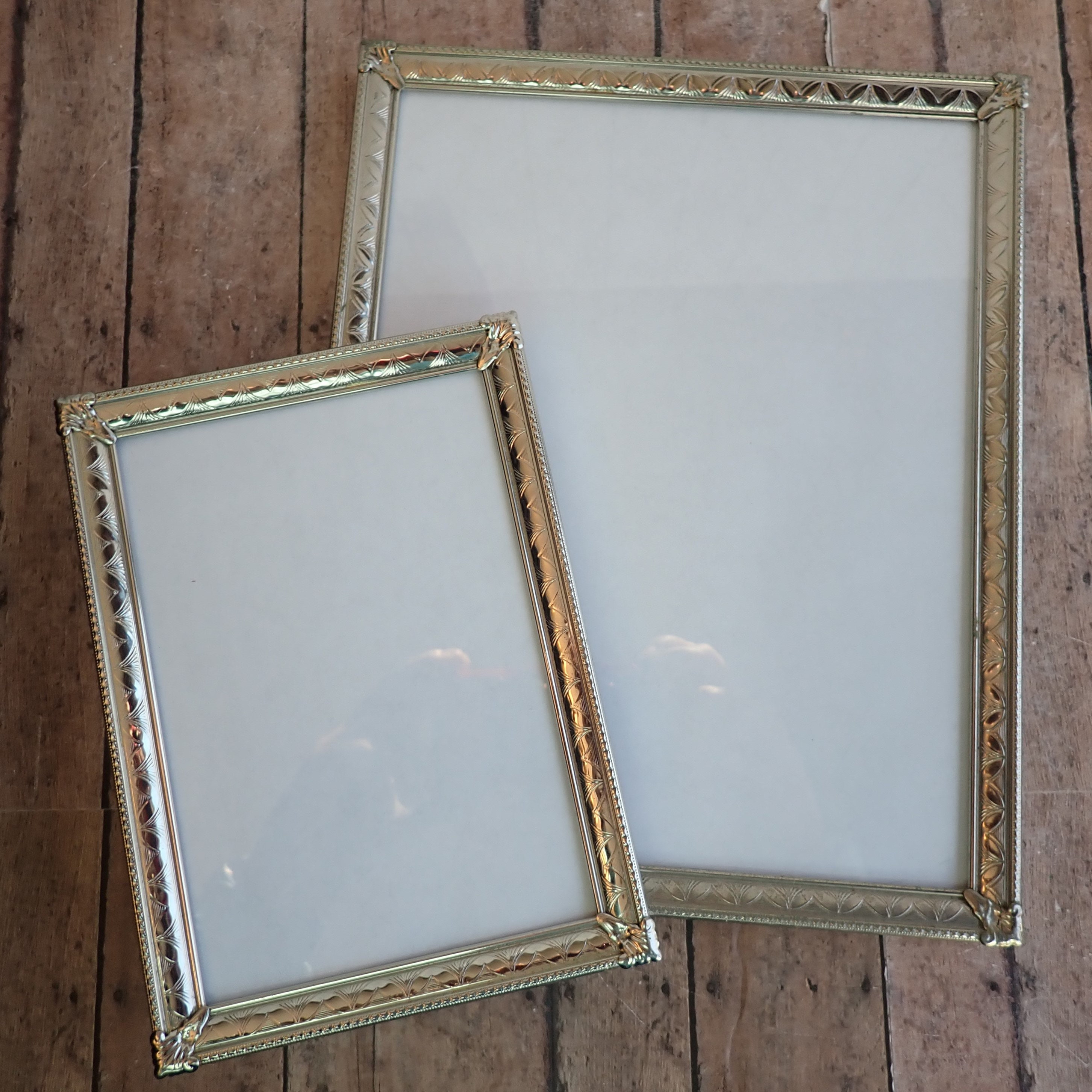 Single Matted PICTURE FRAMES 6x6 to 6.5x 9.5 Metals Frame Sizes
