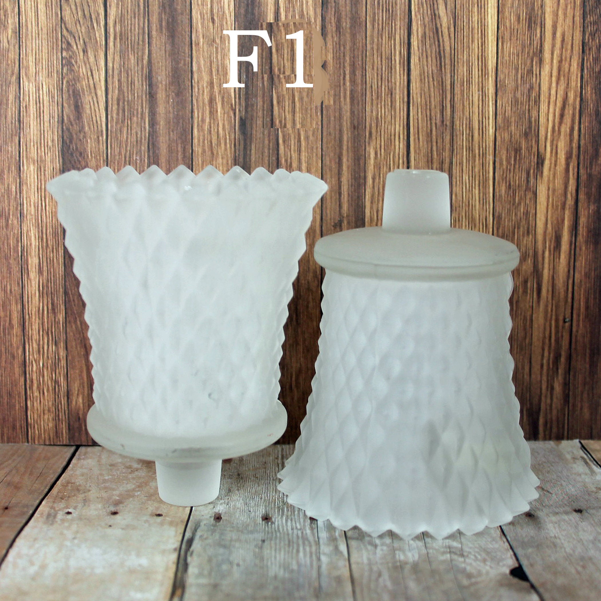 Vintage Colored Glass Votive Cups PAIRS YOU CHOOSE Patterned Votive