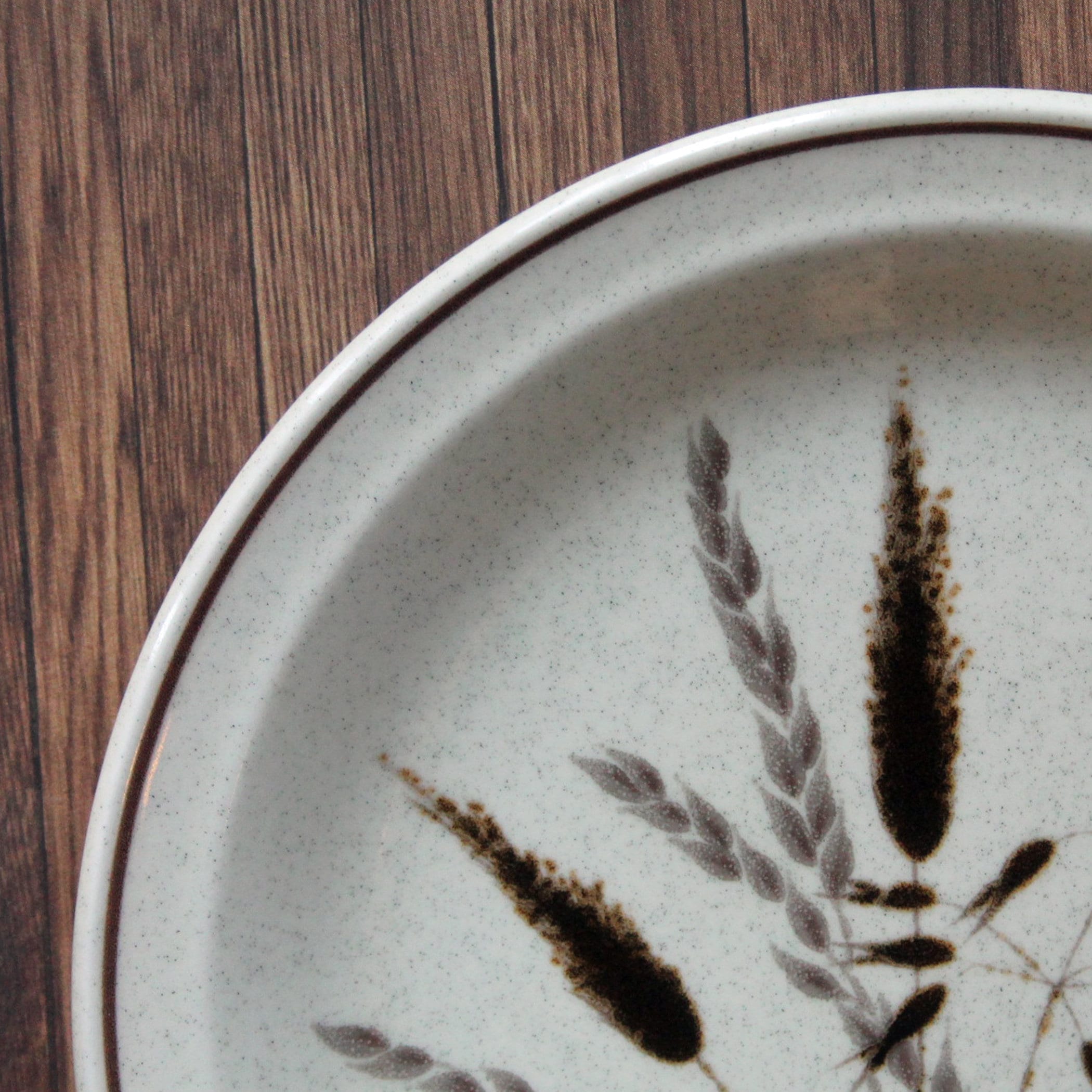 Vintage Nikko Ceramics LEAWOOD Dinner and Salad Plates Set of 4 White