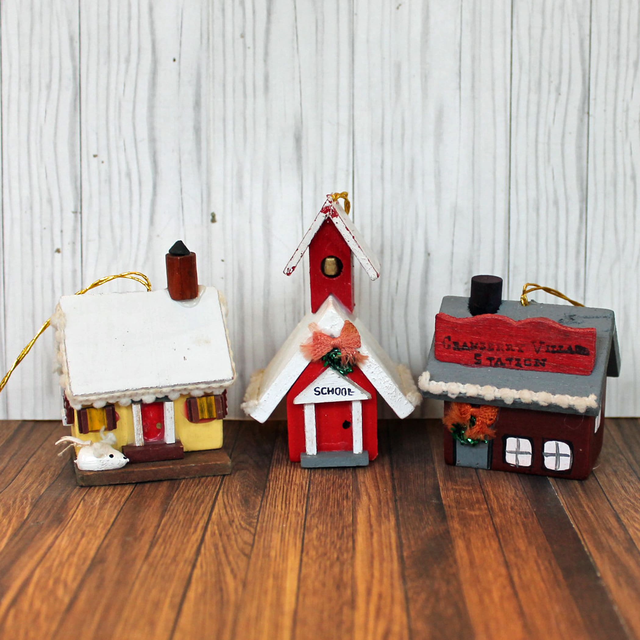 Christmas Village Ornaments 