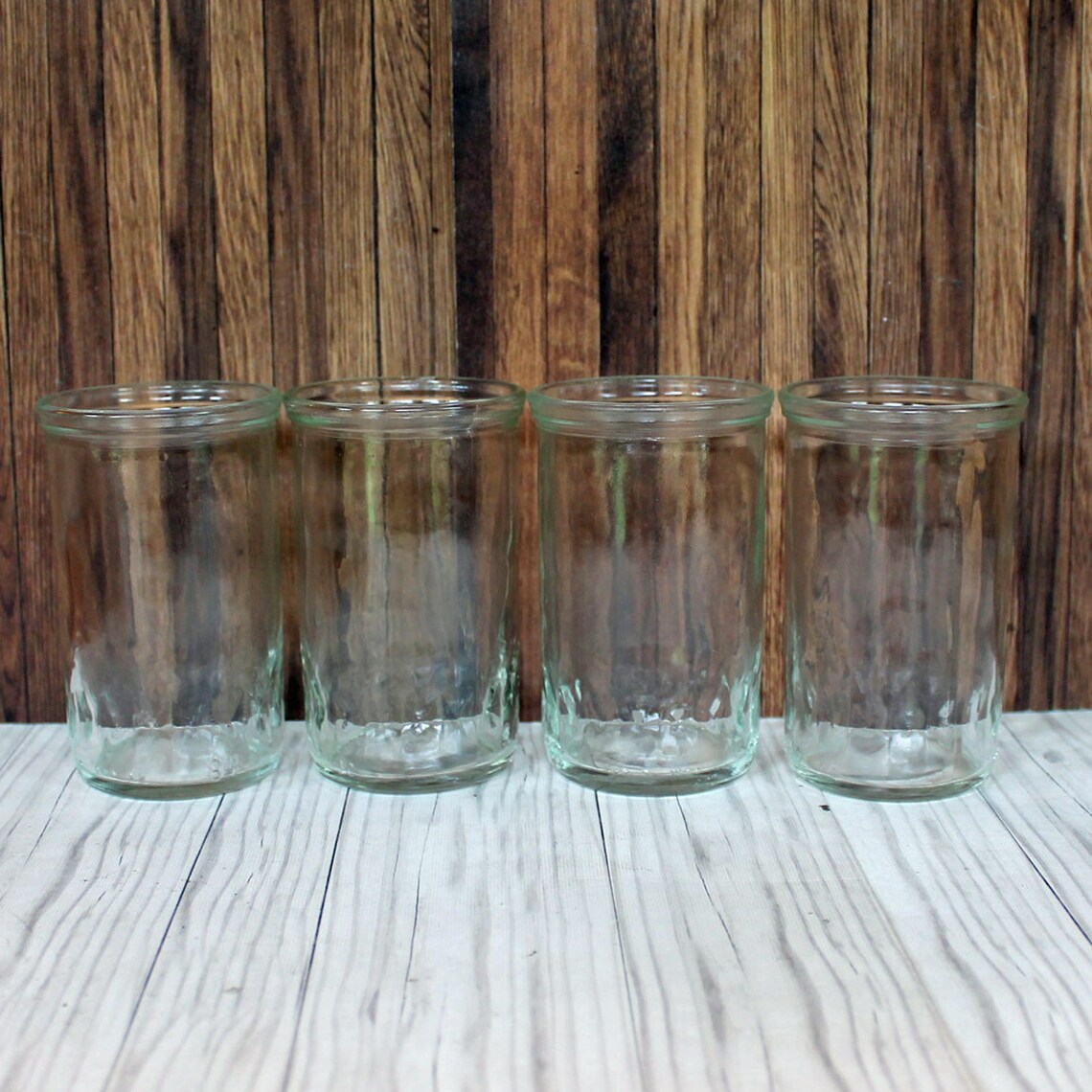 Vintage Jelly Jar Juice Glasses Small Tumblers Set of 4 Etsy