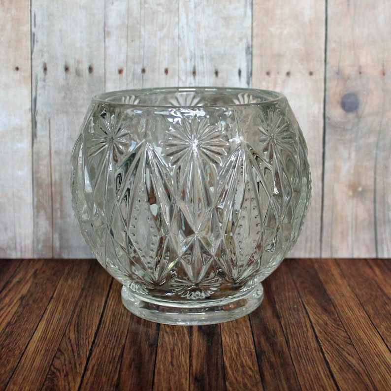 Vintage AVON Crystal Glow Clear Glass Candle Holder Pillar and Etsy