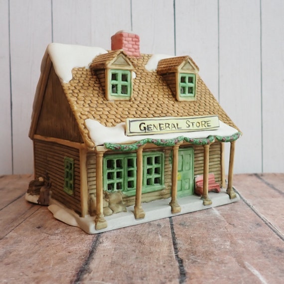 Dept 56 New England Village General Store Heritage Village Collection 1986 with Box 6530-7