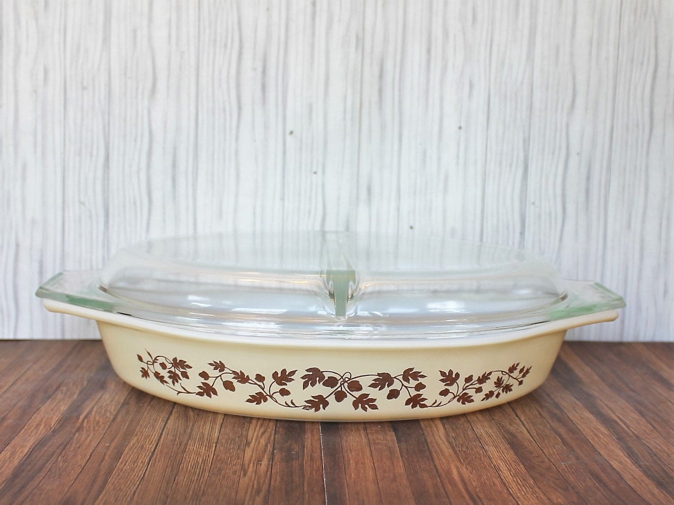 Vintage Pyrex Divided 1 5 Quart Casserole Dish 945 With Lid Cream With vintage-pyrex-divided-1-5-quart-casserole-dish-945-with-lid-cream-with