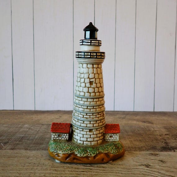 Vintage Lefton Boston Light Lighthouse Atlantic Region Mini Lighthouses Series George Z. Lefton 01195