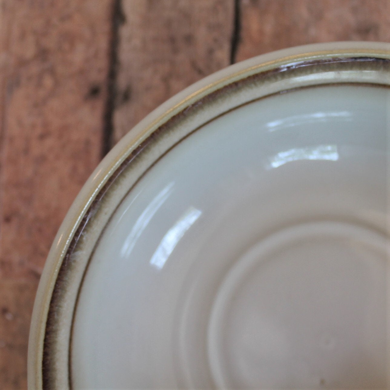 Vintage Noritake Stoneware FANFARE Cereal Bowl Set of 2 Cream Stoneware