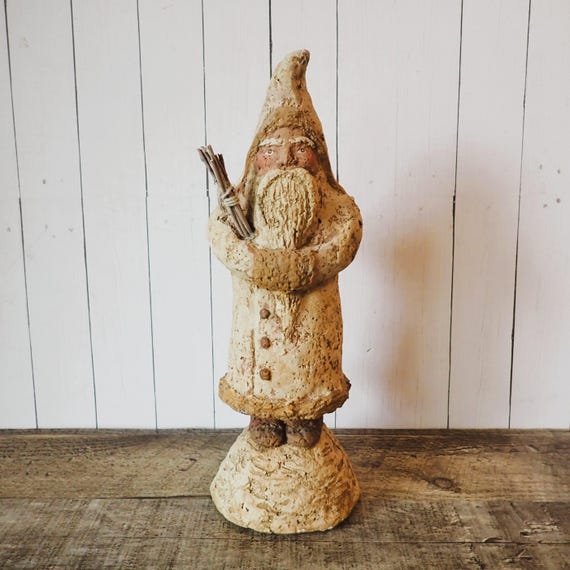 Vintage Primitive Belsnickle Santa Claus Figurine by Johanna Parker for Primitives by Kathy