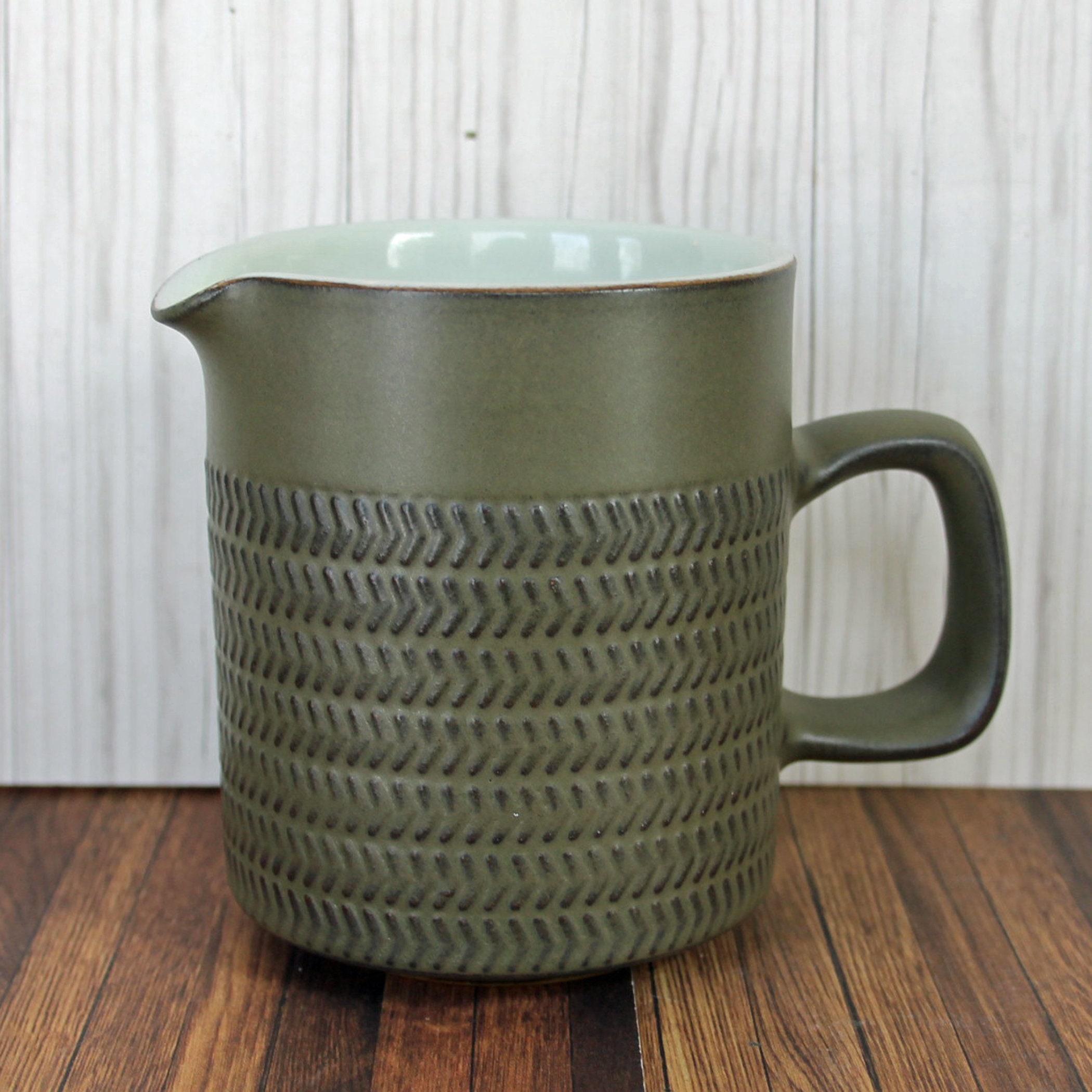 RESERVED Vintage Denby CAMELOT Creamer or Salt and Pepper Shaker