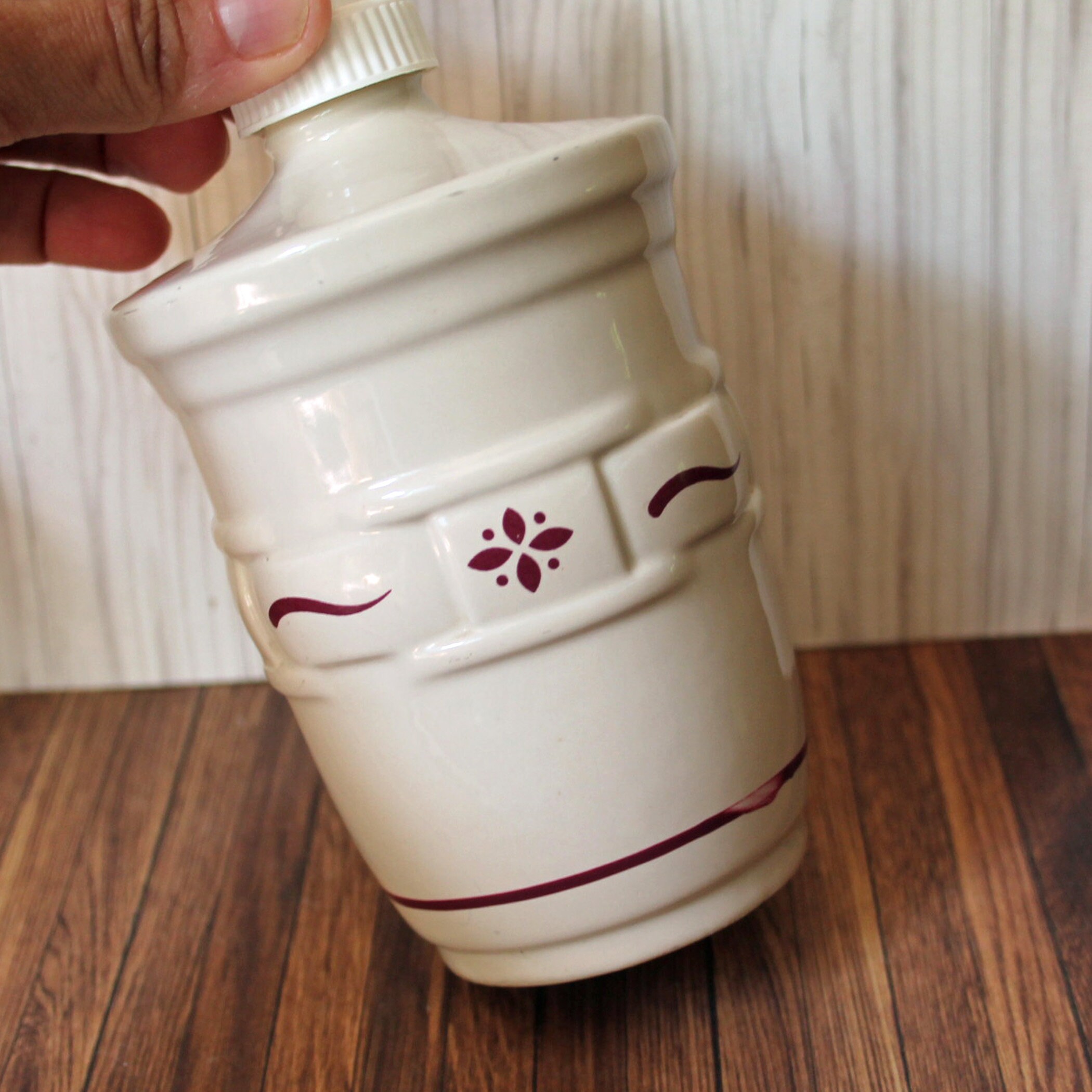 Vintage Longaberger Pottery Woven Tradition Heritage Green or Red