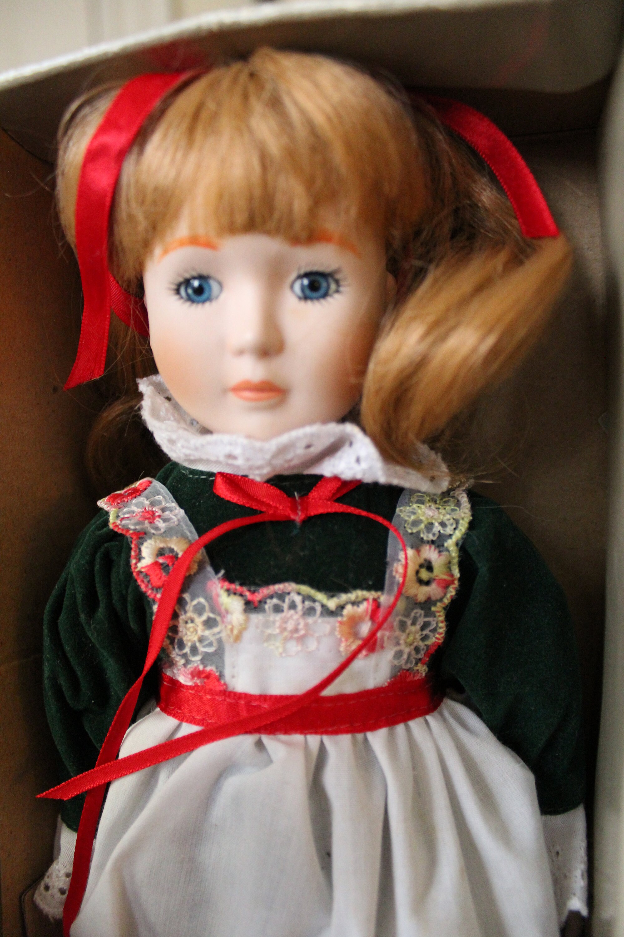 Mann's Collectible Porcelain Doll 1982 Etsy