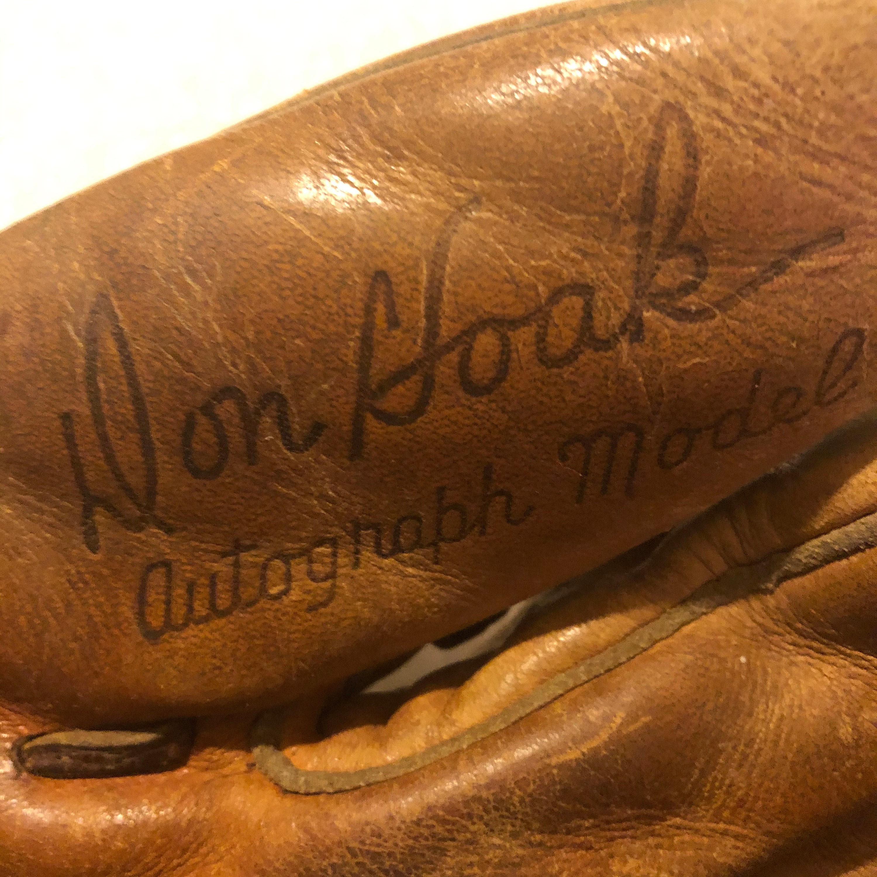 Vintage Rare DON HOAK Wilson Baseball Glove A2387 | Etsy