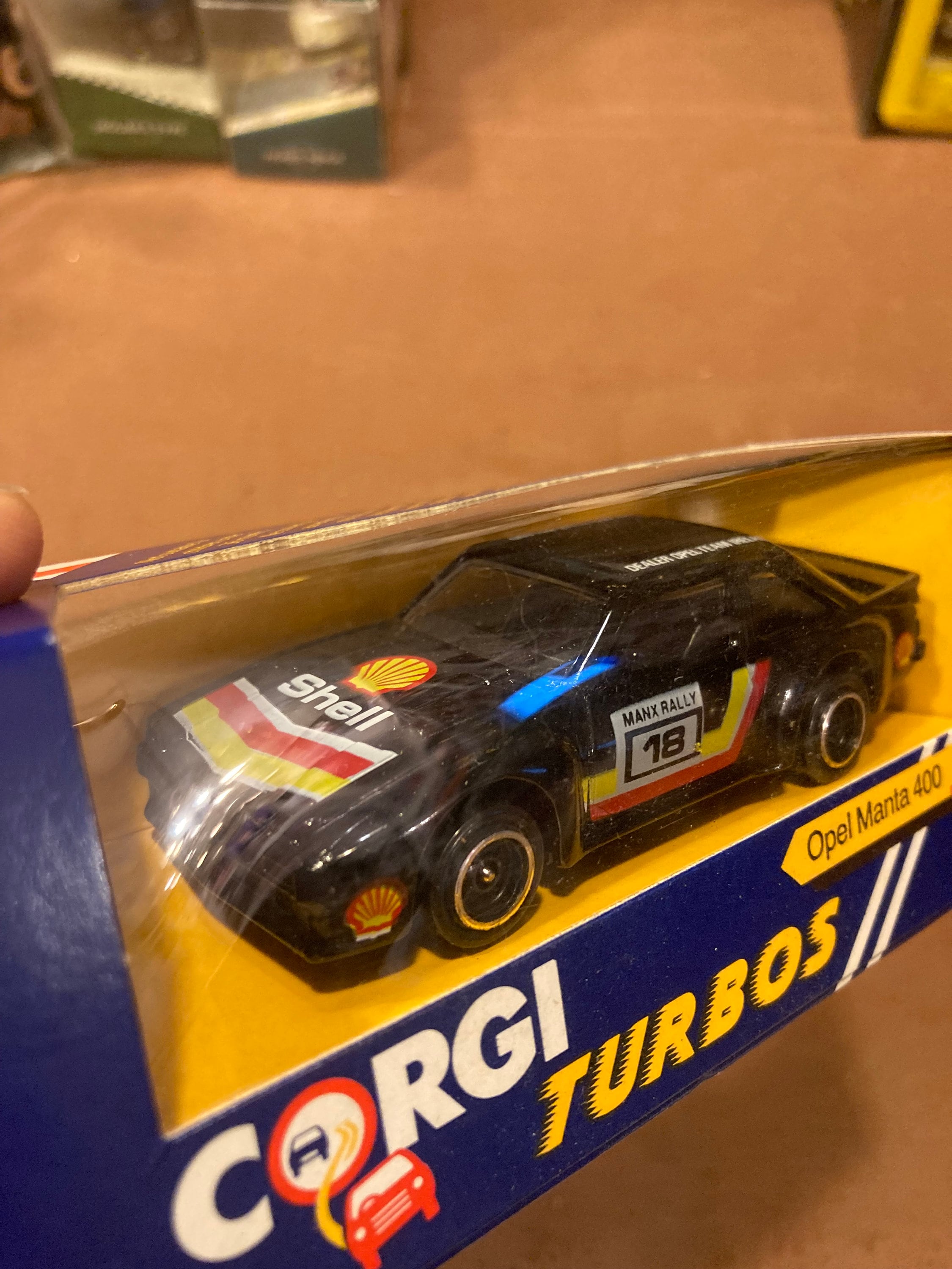 Vintage Corgi Black OPEL MANTA 400 Mint, Brand New in the Box