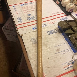 Batte De Softball Vintage En Bois Worth - 34 Pouces - Milieu Du Siècle - Collection